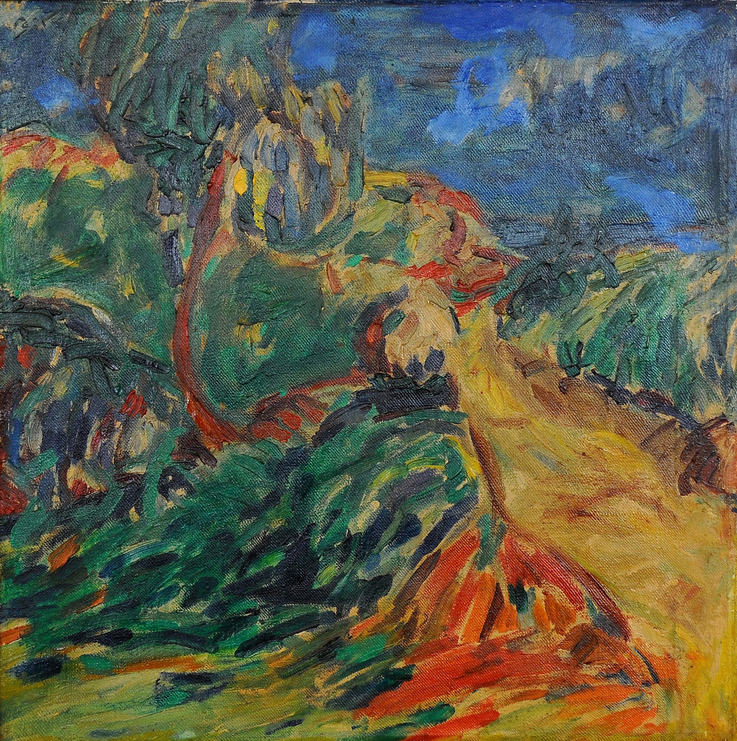İsimsiz-Untitled, 1983,Tuval üzerine yağlıboya, Oil on canvas, 50x50 cm